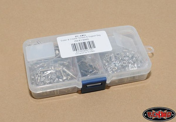 Scaler & Crawler Screws & Support Bag SILVER M3 Washer Nuts Screws Bolts Z-S0445