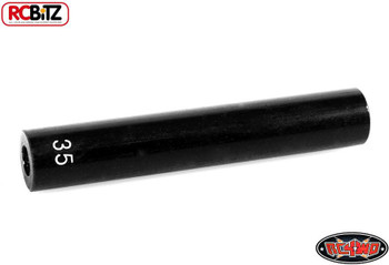 CLEARANCE 30% DISCOUNT RC4WD 35mm 1.37" Internally Threaded Aluminum Suspension Link Rod BLACK Z-S0878