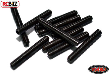 M3 x 20mm Set Screw 10 BLACK Hex RC4WD Z-S0010 Suspension Rod end Metal