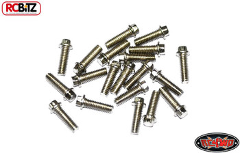 RC4WD Miniature Scale Hex Bolts (M2.5 x 8mm) SILVER Z-S0418