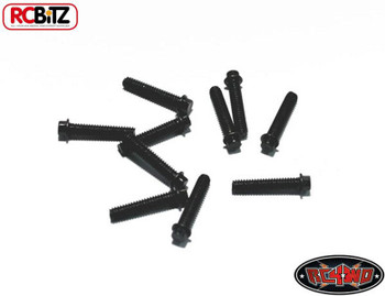 RC4WD Miniature Scale Hex Bolts (M2 x 10mm) BLACK Z-S0623 Bolt Scaler Detail