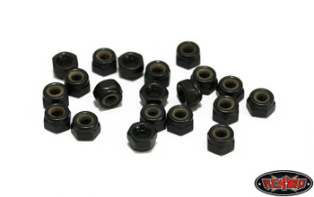 RC4WD Nylock Nut M3 BLACK Z-S0629  scaler TF2 G2 Nuts Trail Finder II Glande 2