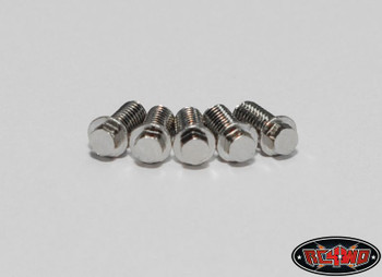 RC4WD Miniature Scale Hex Bolts (M3 x 6mm) SILVER Z-S0639 Bolt Scaler Detail