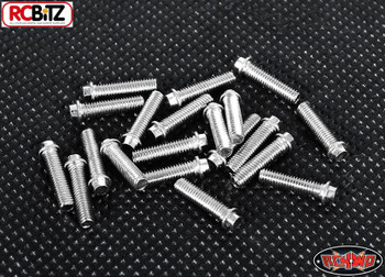 RC4WD Miniature Scale Hex Bolts 20 (M3 x 12mm) SILVER Z-S0691 Bolt Scaler Detail