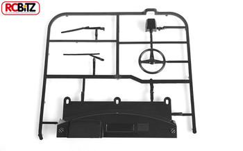 RC4WD Mojave II Dash Wiper Steering wheel Parts Tree BLACK Dashboard Z-B0080