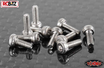 CLEARANCE 30% DISCOUNT Socket Head Cap Screws M2 X 6mm 10 SILVER RC4WD Wheels R4 many uses Z-S0994 RC