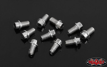 RC4WD Miniature Scale Hex Bolts M2.5 X 4mm x10 SILVER Z-S1563 Detail M 2.5 4 mm