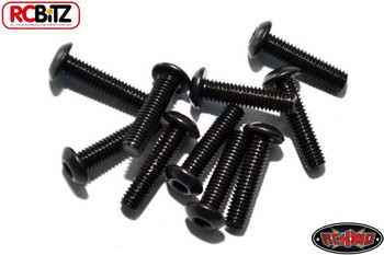 Steel Button Mushroom Head Cap Screws M3 x 12mm 10 RC4WD Z-S0654 RC Bolts