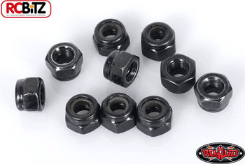 CLEARANCE 30% DISCOUNT Nylock Nuts M4 BLACK Nut RC4WD RC Z-S1008 rcBitz fit Tough Armor Bumpers