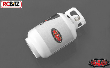 Black Dino TOY 10th Aluminum Propane Tank Gas Bottle WHITE RC4WD Z-S1613 RC