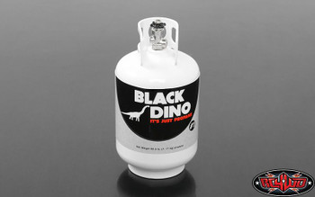 Black Dino TOY 10th Aluminum Propane Tank Gas Bottle WHITE RC4WD Z-S1613 RC