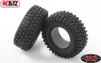 Rok Lox Micro Comp 1.0" Tires 18th Scale D90 Gelande +Foams RC4WD Z-T0028 Tyre