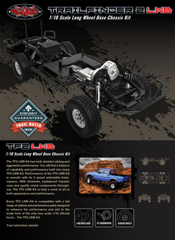 CLEARANCE 30% DISCOUNT Trail Finder 2 Truck Kit LWB 1/10 Scale Long Wheel Base Chassis ONLY Kit Z-K0059