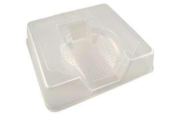 SCX10 Roll Cage Flat Bed CLEAR Set Fits SCX10 Trail Honcho Body Truggy Back AX80046