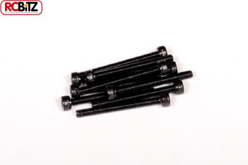 Axial M3 x 30mm Cap Head Screws BLACK 10 Wraith Top axle Link mount AXA091