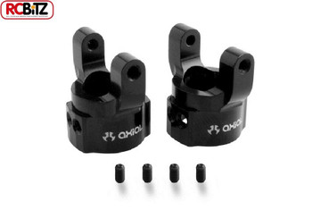 Axial Aluminum C Hub Carrier Black 2 Fit AX10 SCX10 AX30495 inc Fittings AX30495
