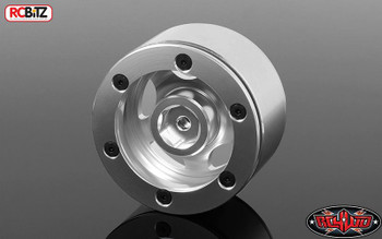 Breaker 1.9" Beadlock Wheels 12 mm Hex mount SILVER Alli RC4WD Z-W0228 Blazer