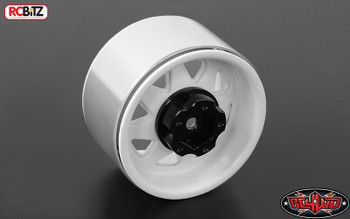 5 Lug Deep Dish Wagon 1.9" Steel Stamped Beadlock Wheels WHITE RC4WD Z-W0242 5 Lug Deep Dish Wagon 1.9" Steel Stamped Beadlock Wheels WHITE RC4WD Z-W0242