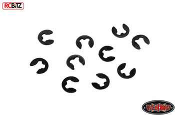 10 M2 E-clip for R3 2 Speed Tranny Transmission RC4WD Z-S0363 Warn Snatch Black