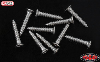 Flat Head Self Tapping Screws M1.4 X 8mm SILVER RC4WD Z-S1566 Blazer rear lights