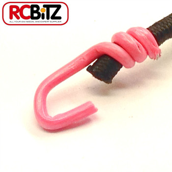 Pair 2 Small Scale Scaler Bungee Cords Tie Securing Straps 130 [Pink]