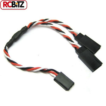 Etronix 22AWG Futaba Twisted Y Extension Wire Servo ESC Lead Cable 30 cm ET0753