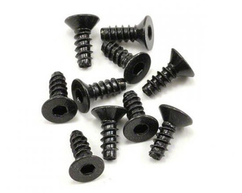 Axial HEX Socket Tap Flat Head M3 x 8mm BLACK 10 AXA464 Chassis member screws Axial HEX Socket Tap Flat Head M3 x 8mm BLACK 10 AXA464 Chassis member screws