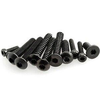 Axial HEX Socket Tap Flat Head M3 x 10mm BLACK 10 AXA465 Transmission mount Axial HEX Socket Tap Flat Head M3 x 10mm BLACK 10 AXA465 Transmission mount