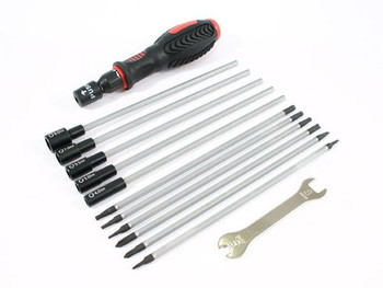 FASTRAX 19 in 1 RC Tool bag set METRIC Slot PH 6 Hex 4 Nut 5 8mm Spanner FAST607