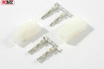Tamiys male and female crimp connector.