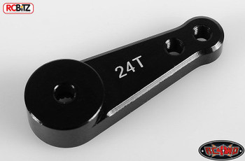 Heavy Duty Metal Steering Servo Arm 24t Hitec RC4WD Z-S0820 Horn BLACK Hi Tec