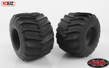 B&H 2.6" Monster Truck Clod Buster Tires inc foams RC4WD Z-T0018 Tamiya Tyre