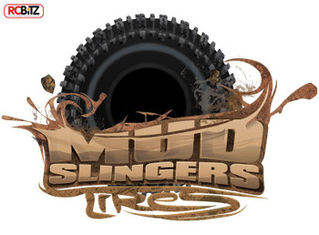 Mud Slingers Clod TXT-1 Tires Pulling Tyre Tamiya Buster Juggernaut 4WD Z-T0084