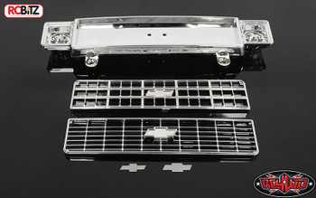 RC4WD Chevrolet Blazer Chrome Front Grill w/ Optional Plastic Inserts Z-B0124 K5