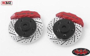 RC4WD Baer Brake Systems Rotor & Caliper Set 1.9" 5 Lug Steel Wheels Z-S1712 RC