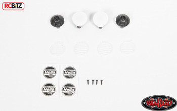 1/10 Hella Style Lights w/ Covers 4 Buckets Spot Fog Roll Bar Cchand VVV-C0365