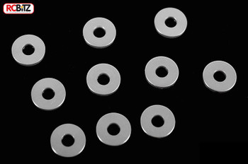 2.5mm Flat Washer SILVER RC4WD Z-S0894 7mm side 1mm thick D90 Body Dash Screen