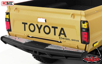 Metal Rear Emblem for TF2 Mojave Bed Body BLACK Sticker Decal Badge VVV-C0292