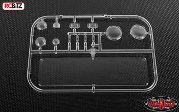 RC4WD Cruiser FJ40 Clear Parts Tree Z-B0077 Front Window Screen Lights rcBits