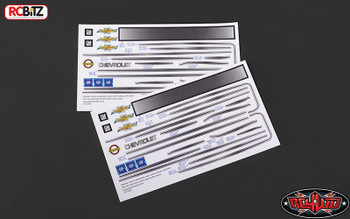 RC4WD Chevrolet Blazer Decal Sheet Set for Chevy Blazer Body Pin stripe Z-B0123