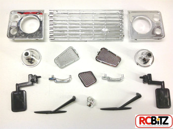 1/10 Land Rover D90 VAN Hard Plastic Body Kit AMAZING Detail & INTERIOR G2 Box