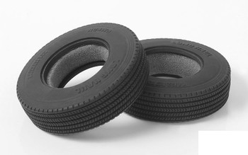 Long Haul 1.7" Commercial 1/14 Semi Truck Tires RC4WD Z-T0026 Hard Tamiya Tyre