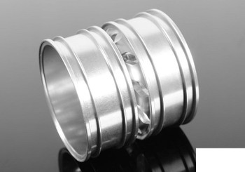 Force Directional Semi Rear Wheels w/ Spiked Caps RC4WD Z-W0148 Tamiya Lorry RC