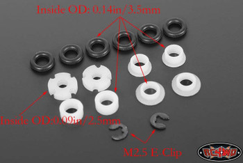 CLEARANCE 30% DISCOUNT Rebuild Kit for Dual Spring Ver 2 Shocks King Off Road O-rings Spacers Washers D90 Gelande Z-S1108