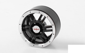 Rugged 1.9" Beadlock Wheels RC4WD Z-W0220 6 Spoke Black Cruiser FJ40 rc-Bits