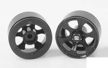 RC4WD Dick Cepek Matrix 1.55" Beadlock Wheels Z-W0247 BLACK 6 spoke Sticker