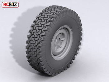 Dirt Grabber 1.9" Scale Tires PREFECT for trailer scale tyre fit D90 Mojave TF2