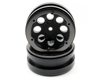 Axial 1.9 8 Hole Beadlock Scale Wheels 2 BLACK AX8087 make your truck stand out