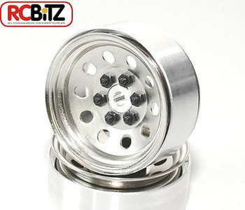 Pro 10 1.9 Scale Steel Stamped Beadlock Wheel Silver wella Pro10 RC4WD Z-W0073