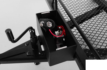 BigDog 1/8 Dual Axle Scale Car Truck Trailer METAL Z-H0004 RC4WD 8th Lights RC